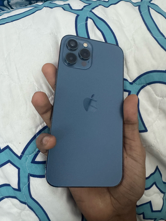 Al Malaz, Electronics, SAR 1450,  IPhone 12 Pro Max 128 GB Good Condition Original Battery But 73% Health