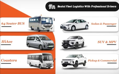 Khobar, Vehicles, Cars & Trucks , SAR 1,  Toyota Coaster,  2024,  Manual,  ,  Available For Rent Ashok Leyland Bus, Coaster, Hiace Van