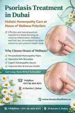 Al Barsha, Health, Psoriasis Treatment In Dubai &ndash; Holistic Homeopathy Care At House Of Wellness Polyclinic
