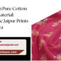 Premium Pure Cotton Fabric Material: Authentic Jaipur Prints At Mitaara