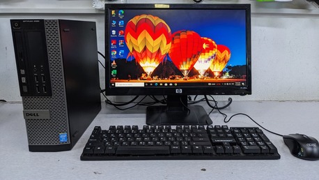 Manama, Computers, BHD 58,  Dell Core I7 3.4Ghz PC 8GB RAM 120GB SSD 19" Monitor Windows 11 & Office 2024 Ready To Use