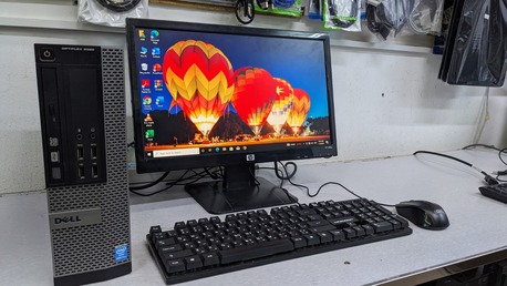 Manama, Computers, BHD 58,  Dell Core I7 3.4Ghz PC 8GB RAM 120GB SSD 19" Monitor Windows 11 & Office 2024 Ready To Use