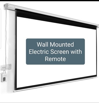 Manama, Computers, BHD 29,  New Box Pack Projector Screen 60",100",120" Tripod Stand/Wall Mounted Electric With Remote