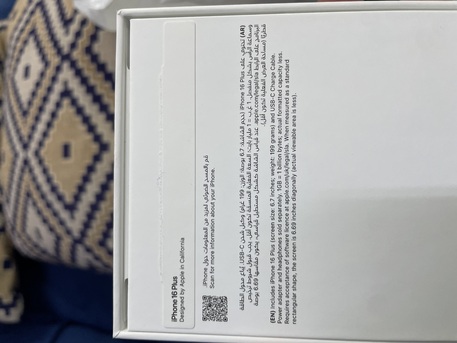 Riyadh, Mobile Phones, SAR 3400,  IPhone 16 Plus, 128 GB, 6.7 Inch 5G