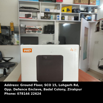 Punjab, Computer, WD 4TB Portable Hard Drive Available In Zirakpur