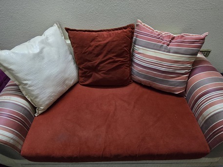 Jeddah, Furniture, SAR 200,  Gently Used Living Room Sofa For Free (2 Seater)