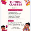 Tuition Available For CBSE GRADE 5 To 10
