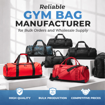 New Delhi, Businesses For Sale, Reliable Gym Bag Manufacturer For Bulk Orders And Wholesale Supply