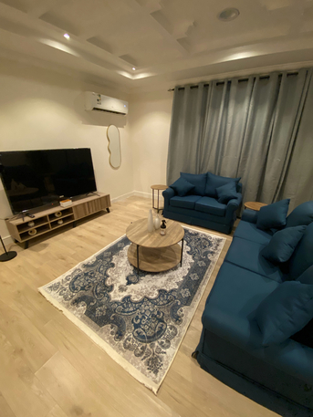 Riyadh, Apartments, Flats, Houses & Villas, SAR 5000/month,  2 BR,  A Spacious Apartment, Containing A Bedroom And A Living Room With Modern Furniture, A Prim