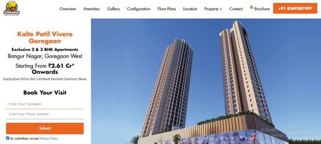 Mumbai, Real Estate, Kolte Patil Vivere Goregaon &ndash; Luxury Apartments In Goregaon West