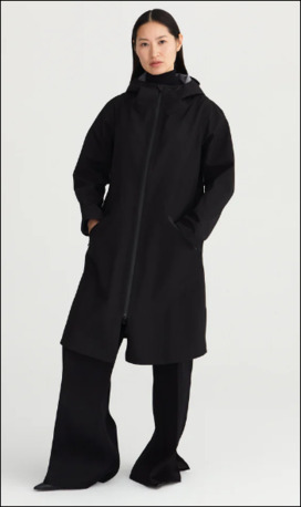 Amsterdam, Clothing & Accessories, EUR 288,  Buy Sustainable Raincoat Women &ndash; WAVE Raven Black By BYBROWN