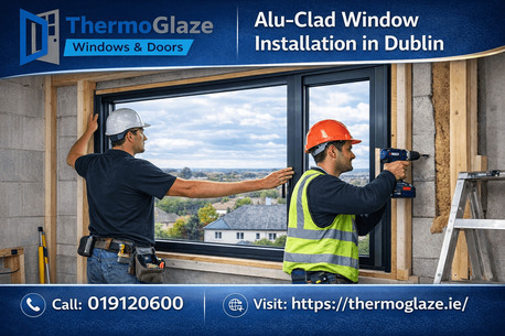 Dublin, Construction, Alu-Clad Window Installation In Dublin - Thermoglaze