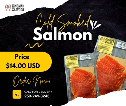 Washington DC, Food, USD 14,  Buy Cold Smoked Salmon Wild King Salmon Lox