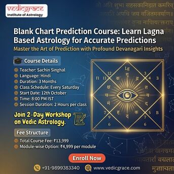 Noida, Education, Blank Chart Prediction Course: Learn Lagna Based Astrology For Accurate Predictions