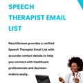 Boost ROI With Verified Speech Therapist Email Data