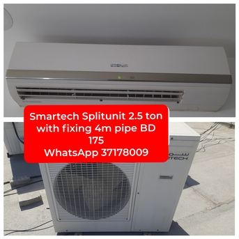 Manama, Air Conditioners, BHD 175,  🌍🌐Smartech Splitunit 2 5 Ton In Good Condition For Sale With Delivery And Fixing