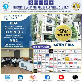 Rohini, Education, Top GGSIPU-Affiliated BBA Colleges In Pitampura & Rohini: Your Gateway To A Successful Man