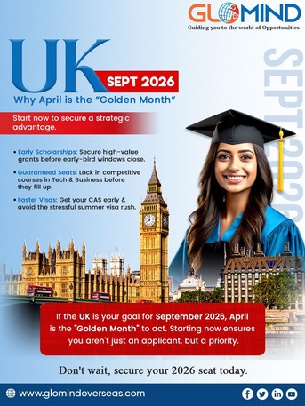 Chennai, Education, Study Abroad In UK For September 2026 - Glomind Overseas