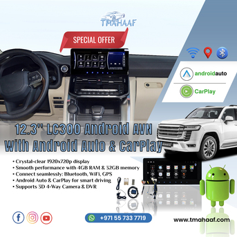 Dubai, Auto Parts, AED 1400,  LC300 12.3 Android Screen | CarPlay & Android Auto