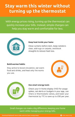 London, Household, Winter Energy Saving Tips To Stay Warm Without Extra Heating