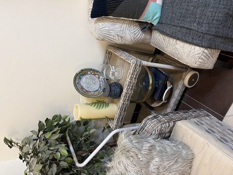 Al Narjis, Furniture, SAR 2100,  Outdoor 3 Seater Sofa , 1 Single Seat Chair, Coffee Table , Trolly , Foot Stool , Storage