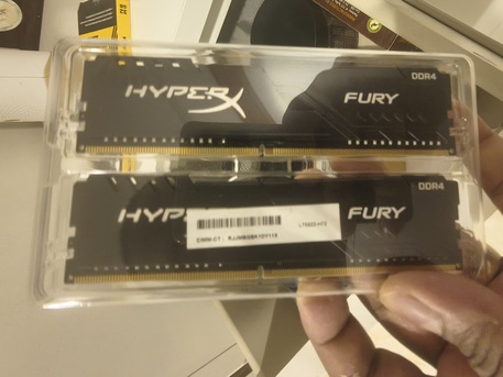 Al Rawdah, Computers, SAR 350,  Kingston HyperX Fury DDR4 16GB (2x8GB) 3200MHz RAM &ndash; Riyadh