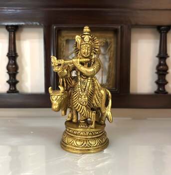 New Delhi, Household Items, INR 1245,  Buy A Premium Brass Statue For Home Decor &ndash; Yathashilpam