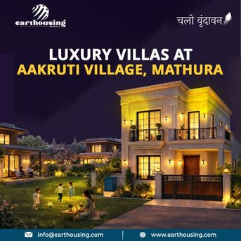 Lucknow, Residential Plots, Luxury Villas At Aakruti Village,Mathura
