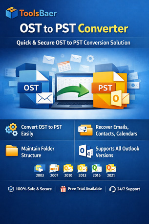 Cape Town, Items Wanted, Secure OST To PST Conversion Tool With Attachments Support By ToolsBaer