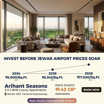 Greater Noida, Real Estate For Sale, INR 14200000,  3 BR,  1706 Sq. Feet,  Top Investment Opportunity You Can&rsquo;t Ignore &ndash; Arihant Seasons