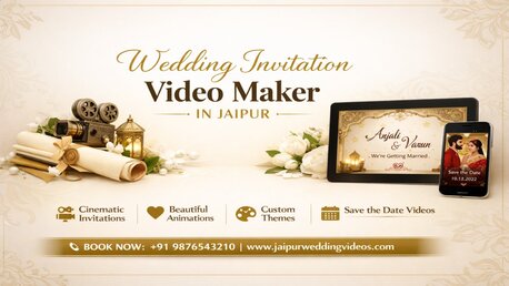 Jaipur, Graphic Design, Wedding Invitation Video Maker In Jaipur