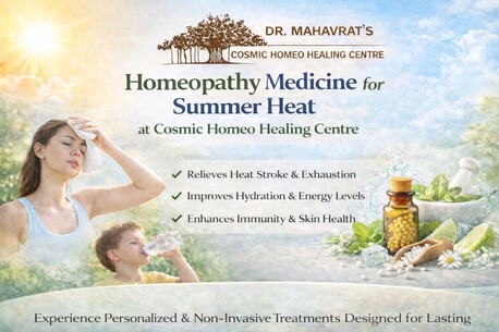 Vadodara, Medical, Homeopathy Medicine For Summer Heat At Cosmic Homeo Healing Centre