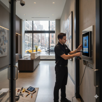 New York, Security, Security Camera Installation And Maintenance Services By MetroCom