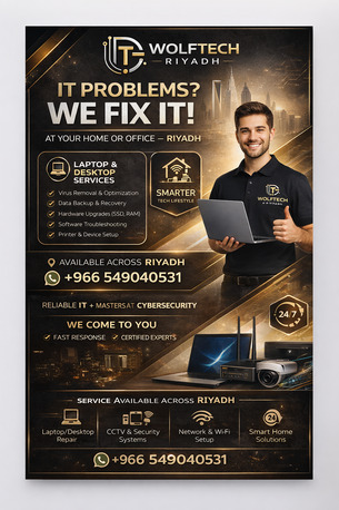 Riyadh, Computer, IT Problems? We Fix It &ndash; Fast & Reliable Support In Riyadh