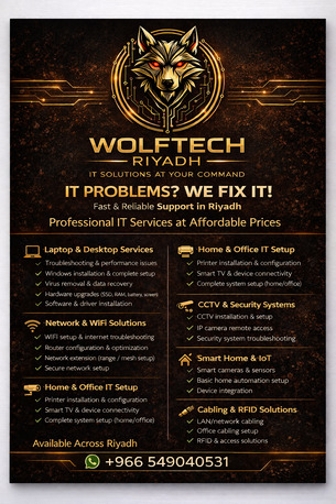Riyadh, Computer, IT Problems? We Fix It &ndash; Fast & Reliable Support In Riyadh