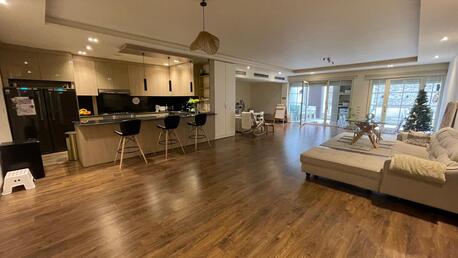 Katameya Heights, Apartments, Flats, Houses & Villas, USD 3000/month,  Furnished,  3 BR,  200 Sq. Meter,  NEW MODERN GREOUND FLOOT RENT IN KATAMEYA HEIGHTS