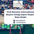 Find Genuine International Buyers Using Import Export Data Guide