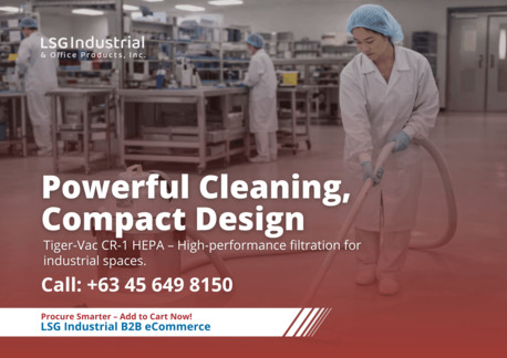 Manila, Industrial Machinery, PHP 1000,  Tiger-Vac CR-1 HEPA Vacuum