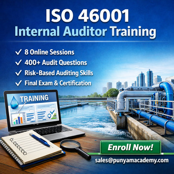 Los Angeles, Education, Online ISO 46001 Internal Auditor Training &ndash; Gain Certification