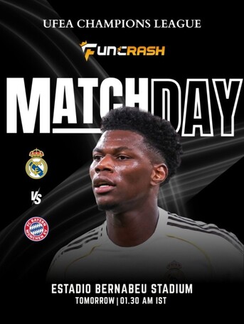 Mumbai, Sporting Goods, INR 5,  Real Madrid Vs Bayern: FunCrash Official Site Match Intel