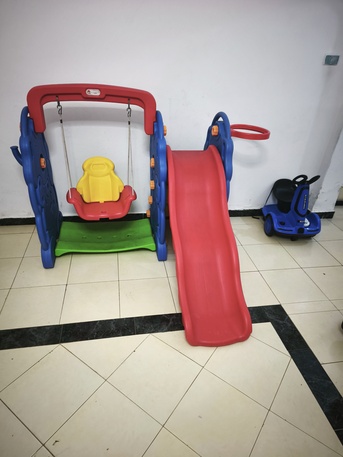 Jeddah, Toys & Games, SAR 300,  Slide And Swing Foldable And Scooter For Kids