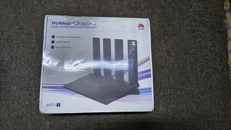 Riyadh, Electronics, SAR 250,  Huawei BE3 Pro Wireless Router, Wi-Fi 7, 3600Mbps, Quad Core, 2.4GHz/5GHz, Gigabit WiFi Re
