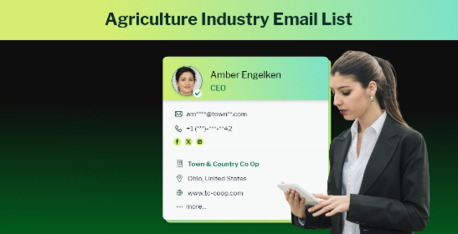 Toronto, Business, Premium Canada Agriculture Industry Email List For Business Growth