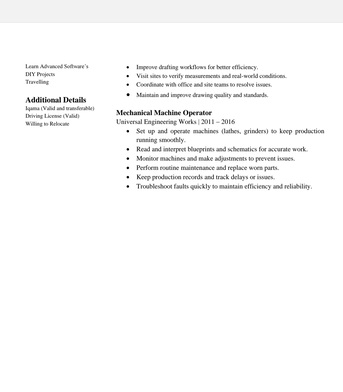 Riyadh, Job Seekers, Mechanical Engineer