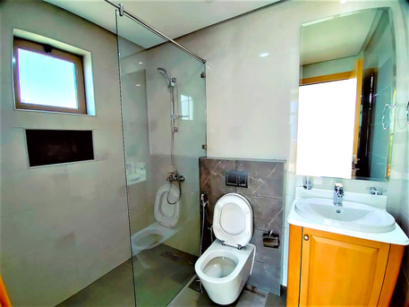 Muharraq, Apartments, Flats, Houses & Villas, BHD 300/month,  Furnished,  2 BR,  115 Sq. Meter,  Semi Furnished Luxury Apartment For Rent In Diyar Al Muharraq BD.300/-