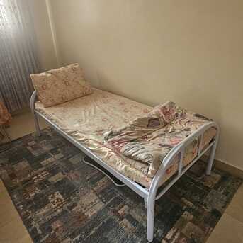 Al Malaz, Furniture, SAR 150,  Selling Steel Bed With Mattress