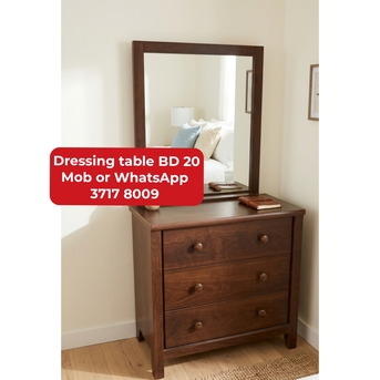 Manama, Furniture, BHD 20,  🌍🌐Dressing Table In Good Condition For Sale With Delivery