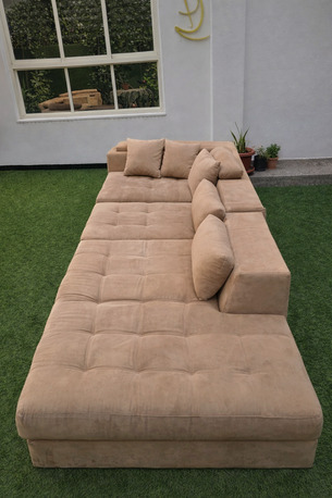 Sanad, Furniture, BHD 30,  2 L Shaped Soft Plushy Sofas For Sale - 30 Bd - Urgent Giveaway