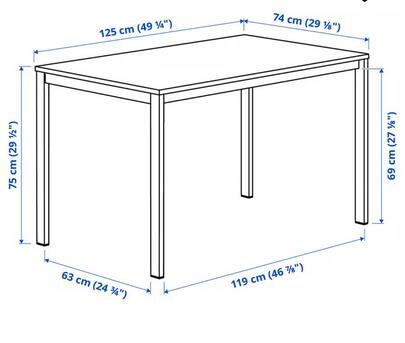 Riyadh, Furniture, SAR 250,  White Dinner Table - New Like Condition
