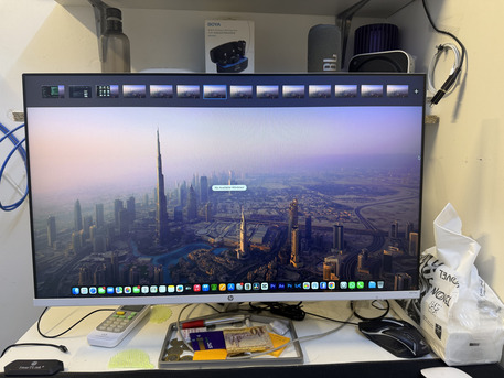 Al Naseem, Electronics, SAR 1200,  Hp Series 5 527sa 27-inches With Ps4 500 Gb, 2 Controller